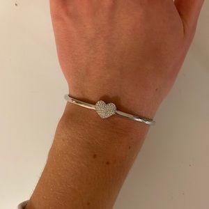 Swarovski heart bracelet